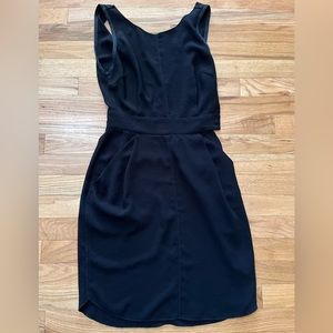 Black Aritzia Leila low back dress